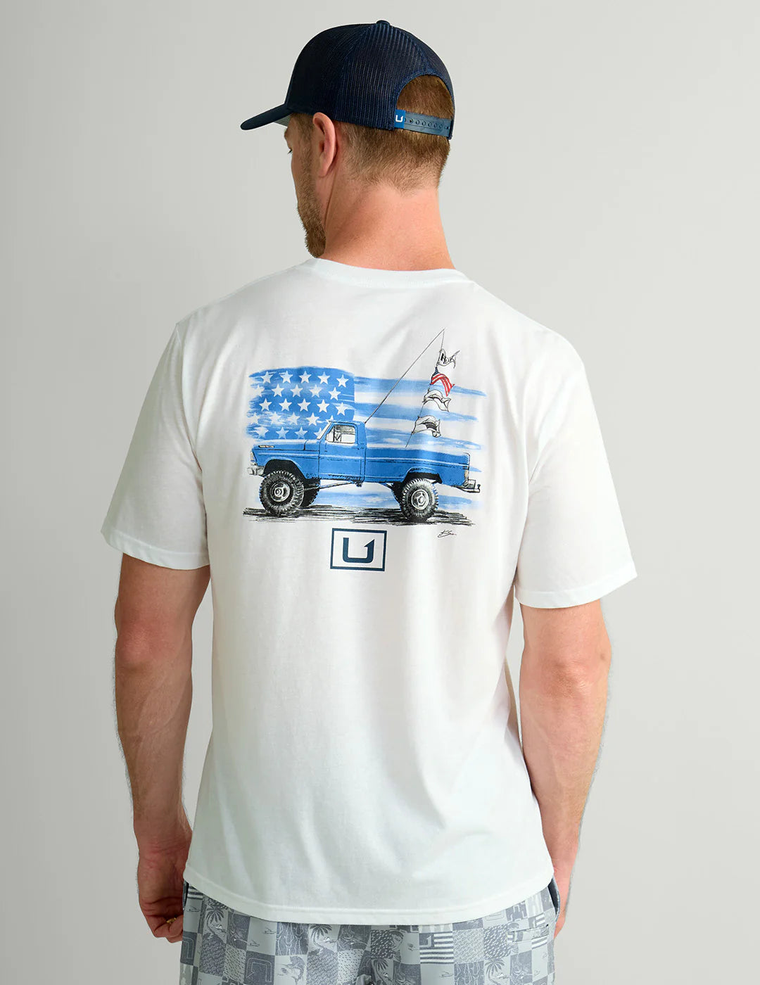 HUK FISHING Men's Tees Huk KC Americana Series Tee || David's Clothing