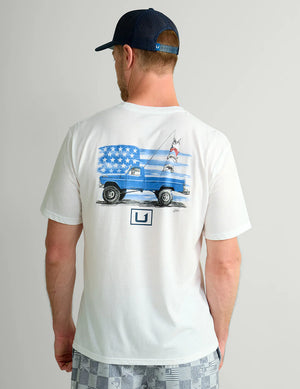 HUK FISHING Men's Tees Huk KC Americana Series Tee || David's Clothing