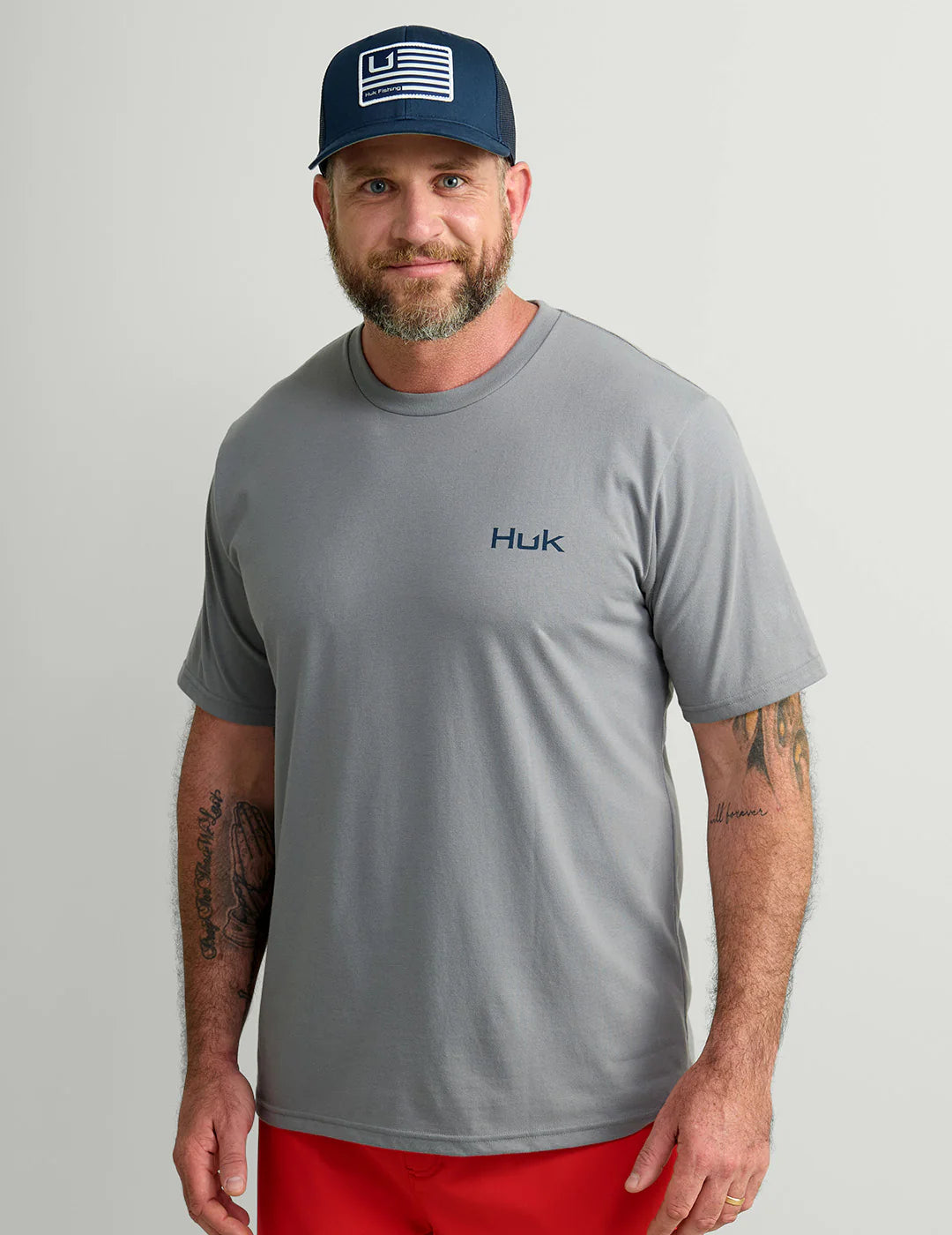 HUK FISHING Men's Tees Huk KC Americana Series Tee || David's Clothing