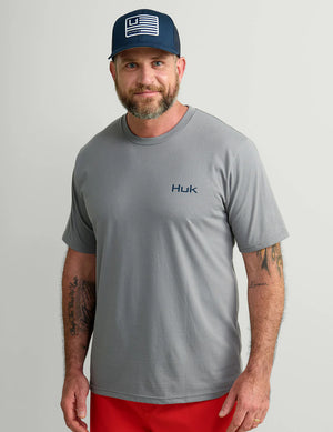 HUK FISHING Men's Tees Huk KC Americana Series Tee || David's Clothing