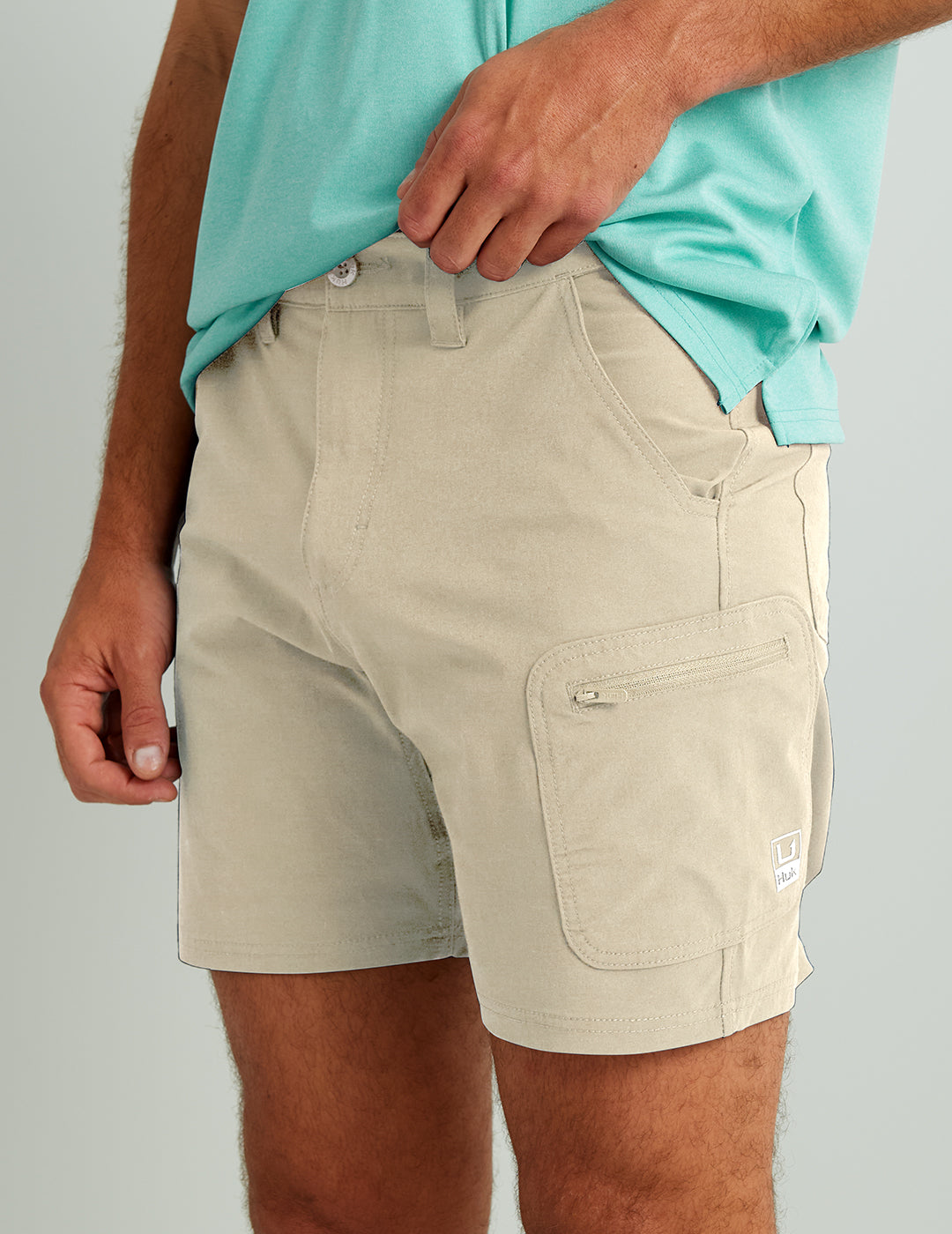 HUK FISHING Mens Shorts KHAKI / S Huk Next Level 7-inch Short H2000173250