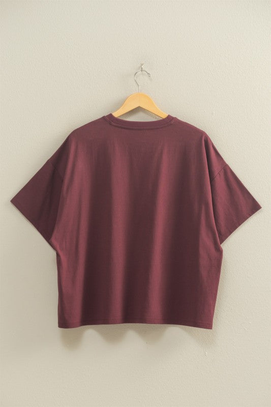 HYFVE INC. Women's Top Crew Neck Short Sleeve Oversized T-shirt