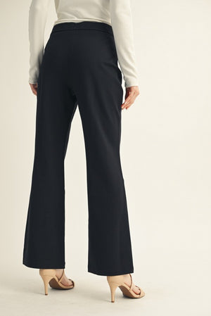 JODIFL Women's Pants Solid Bootcut Slacks