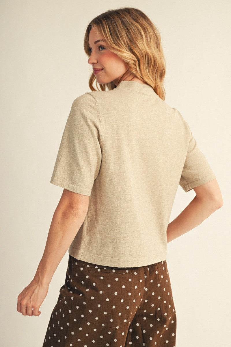 JODIFL Women's Top Round Neck Comfy Sweater Top