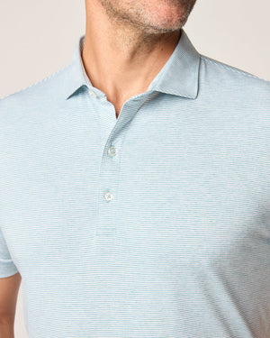 JOHNNIE O Men's Polo Johnnie-O Performance Jersey Polo - Lyndonn Stripe || David's Clothing