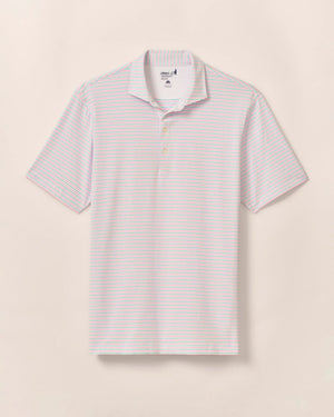 JOHNNIE O Men's Polo PORTO PINK / M Johnnie-O Performance Jersey Polo - Vik Stripe JMPO100520P