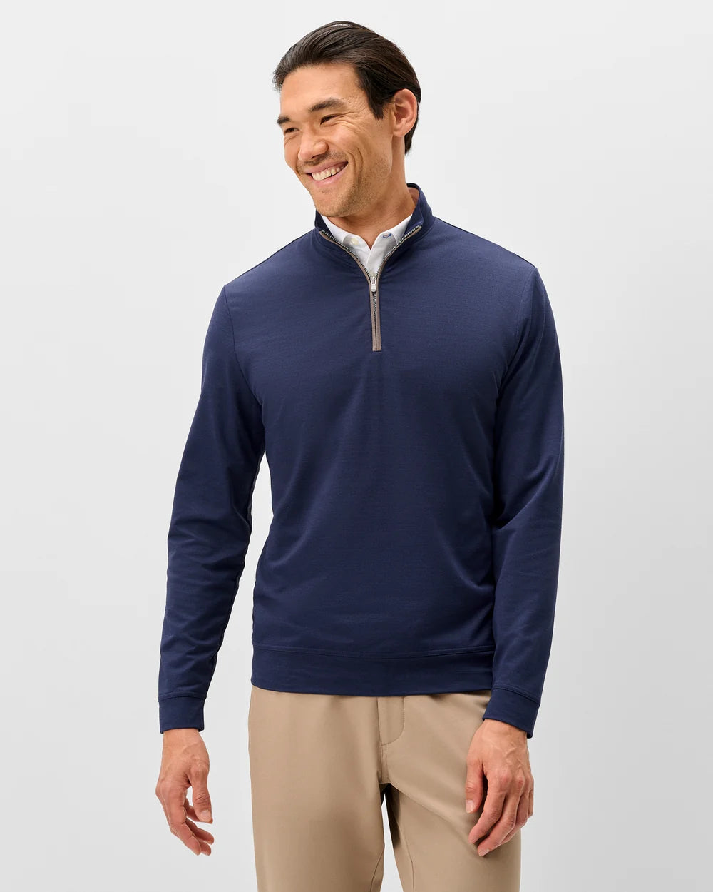 JOHNNIE O Men's Pullovers NAVY / S Johnnie-O Sof Tech Performance 1/4 Zip JMKO100770NAVY