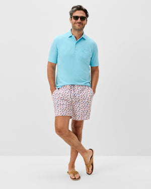 JOHNNIE O Men's Shorts Johnnie-O Half Elastic 7" Swim Trunks