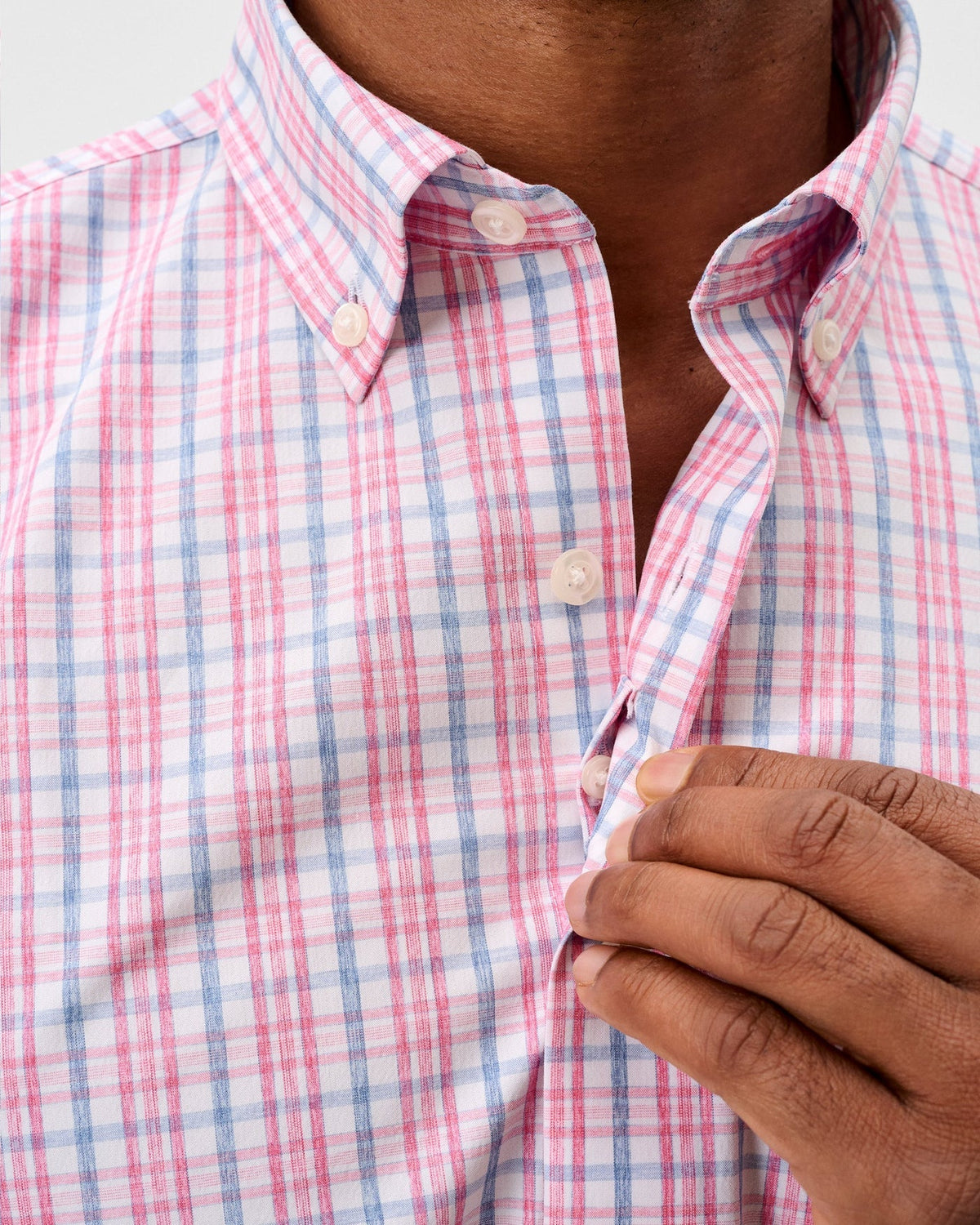 JOHNNIE O Men's Sport Shirt Johnnie-O Everyday Performance Button Down Shirt - Tinsley Plaid