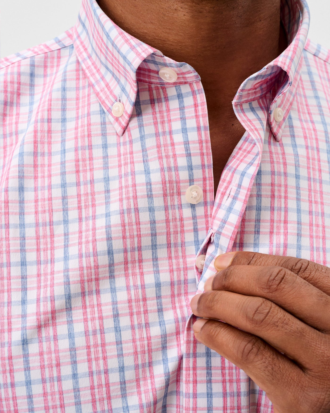 JOHNNIE O Men's Sport Shirt Johnnie-O Everyday Performance Button Down Shirt - Tinsley Plaid