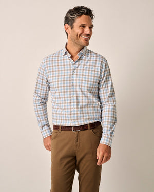 JOHNNIE O Men's Sport Shirt Johnnie-O Mcarthur Sport Shirt - Cascade || David's Clothing