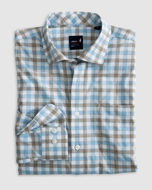 JOHNNIE O Men's Sport Shirt Johnnie-O Mcarthur Sport Shirt - Cascade || David's Clothing