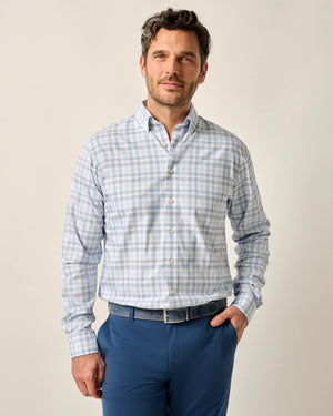 JOHNNIE O Men's Sport Shirt Johnnie-O Performance Button Up Shirt - Madden || David's Clothing