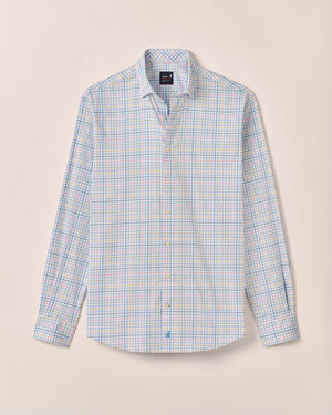 JOHNNIE O Men's Sport Shirt Johnnie-O Performance Button Up Shirt - Singleton || David's Clothing