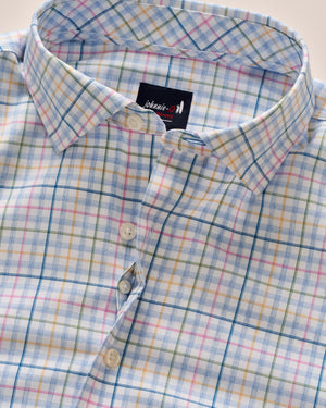 JOHNNIE O Men's Sport Shirt Johnnie-O Performance Button Up Shirt - Singleton || David's Clothing