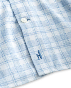 JOHNNIE O Men's Sport Shirt Johnnie-O - Rawland Sport Shirt - Laguna Blue || David's Clothing