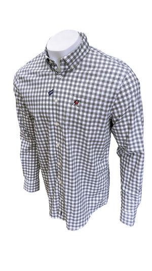 JOHNNIE O Men's Sport Shirt Johnnie-O  UGA Archies Performance Button Up Shirt || David's Clothing