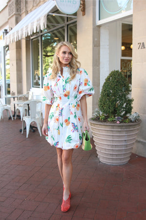 KARLIE CLOTHES Women's Dresses 252 BUBBLE HEM DRESS