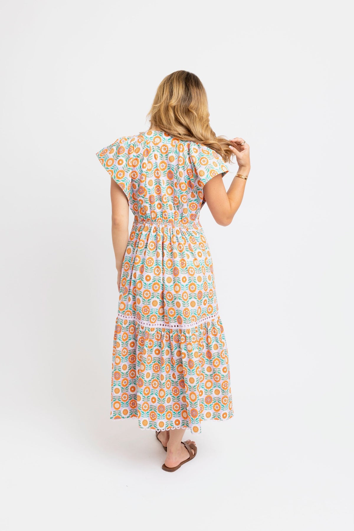 KARLIE CLOTHES Women's Dresses 252 BUTTON MAXI