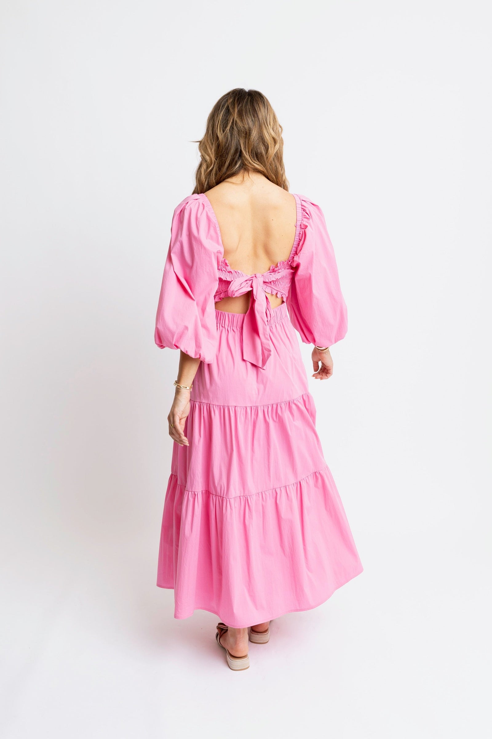 KARLIE CLOTHES Women's Dresses 252 KNOT TIER MAXI