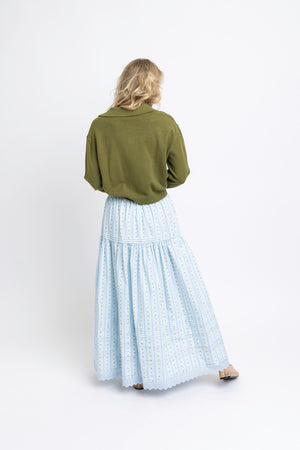 KARLIE CLOTHES Women's Skirts 262 FLORAL STRIPE MX