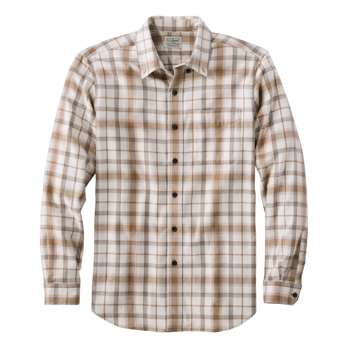 L.L.Bean Men's Sport Shirt BEAN OF FREEPORT / S L.L.Bean Men's Scotch Plaid Flannel Shirt, Traditional Fit 22806156828