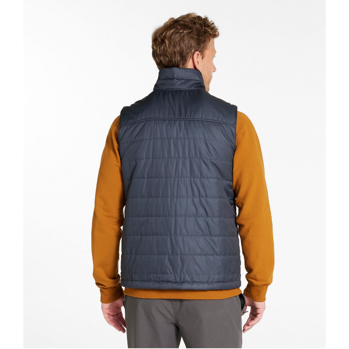 L.L.Bean Men's Vests GUNMETAL GRAY / S L.L.Bean Men's Mountain Classic Puffer Vest 511458189