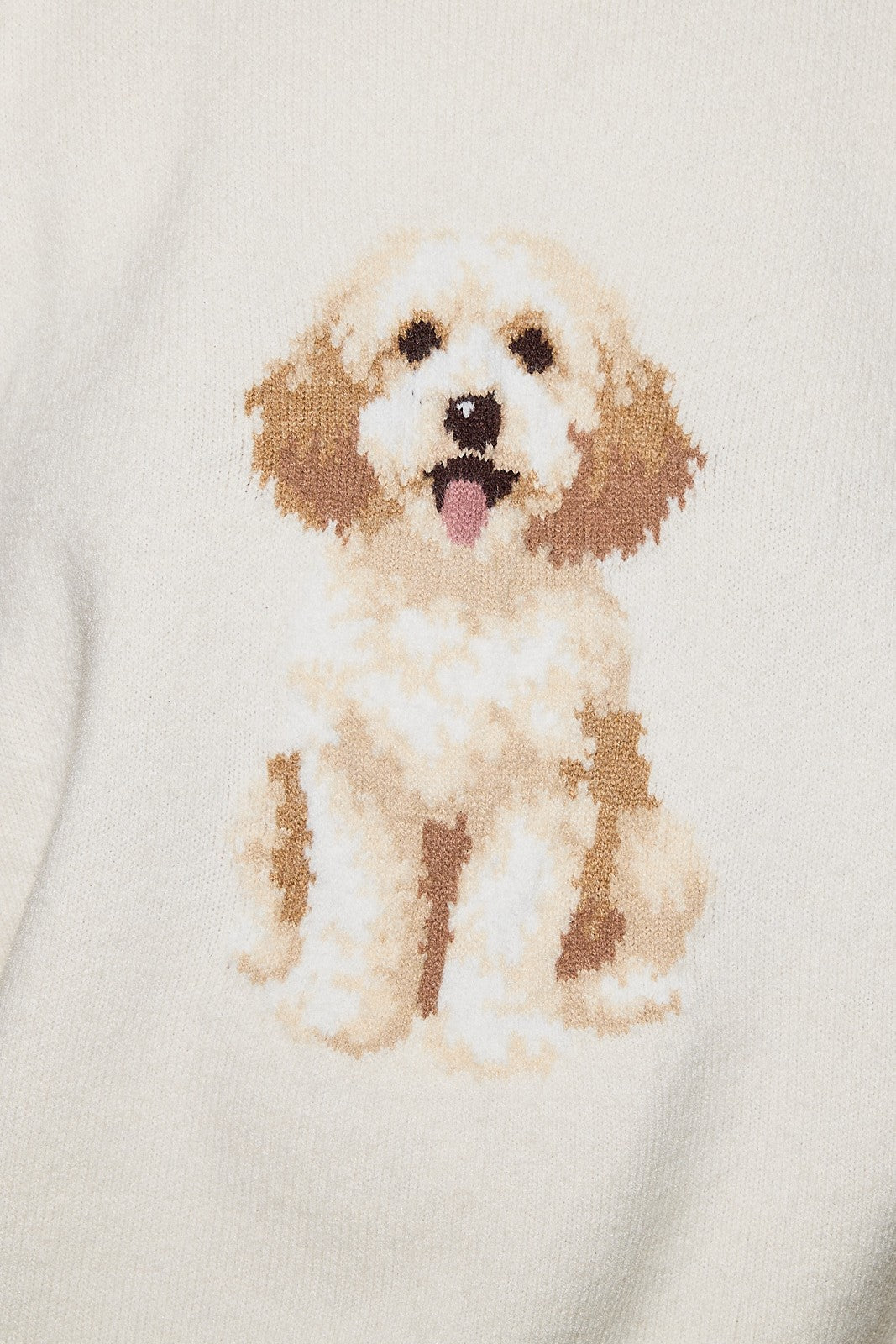 LELIS COLLECTION Women's Sweaters Cockapoo Graphic Oversized Crew Neck Sweater