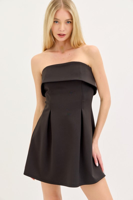 LENA Women's Dresses Scuba Tube A-line Mini Dress || David's Clothing