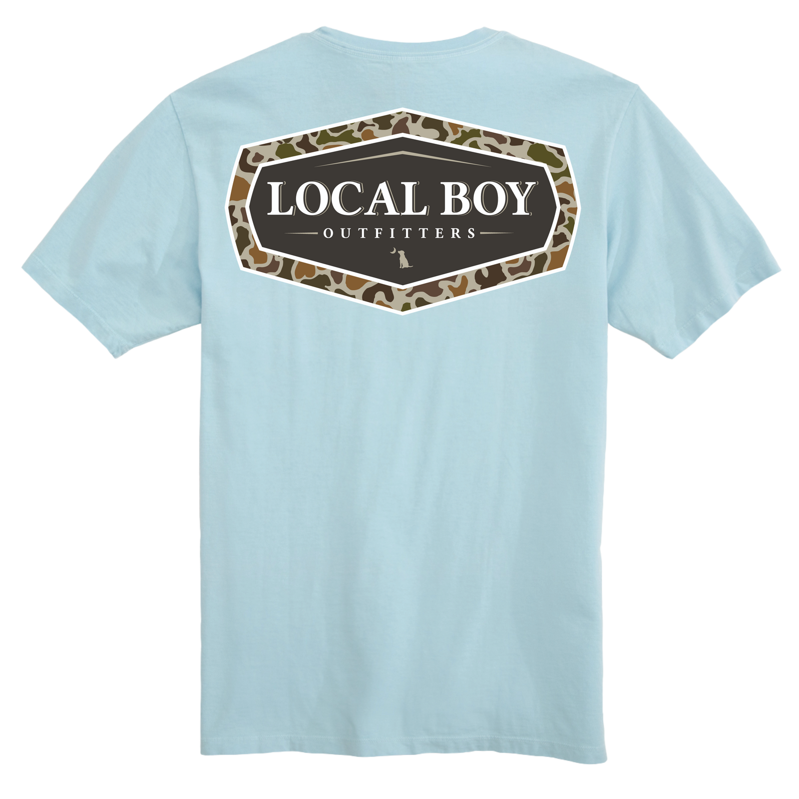 LOCAL BOY OUTFITTERS Kid's Tees CHAMBRAY / XS Local Boy Youth Vintage Emblem T-Shirt L0000206CBY