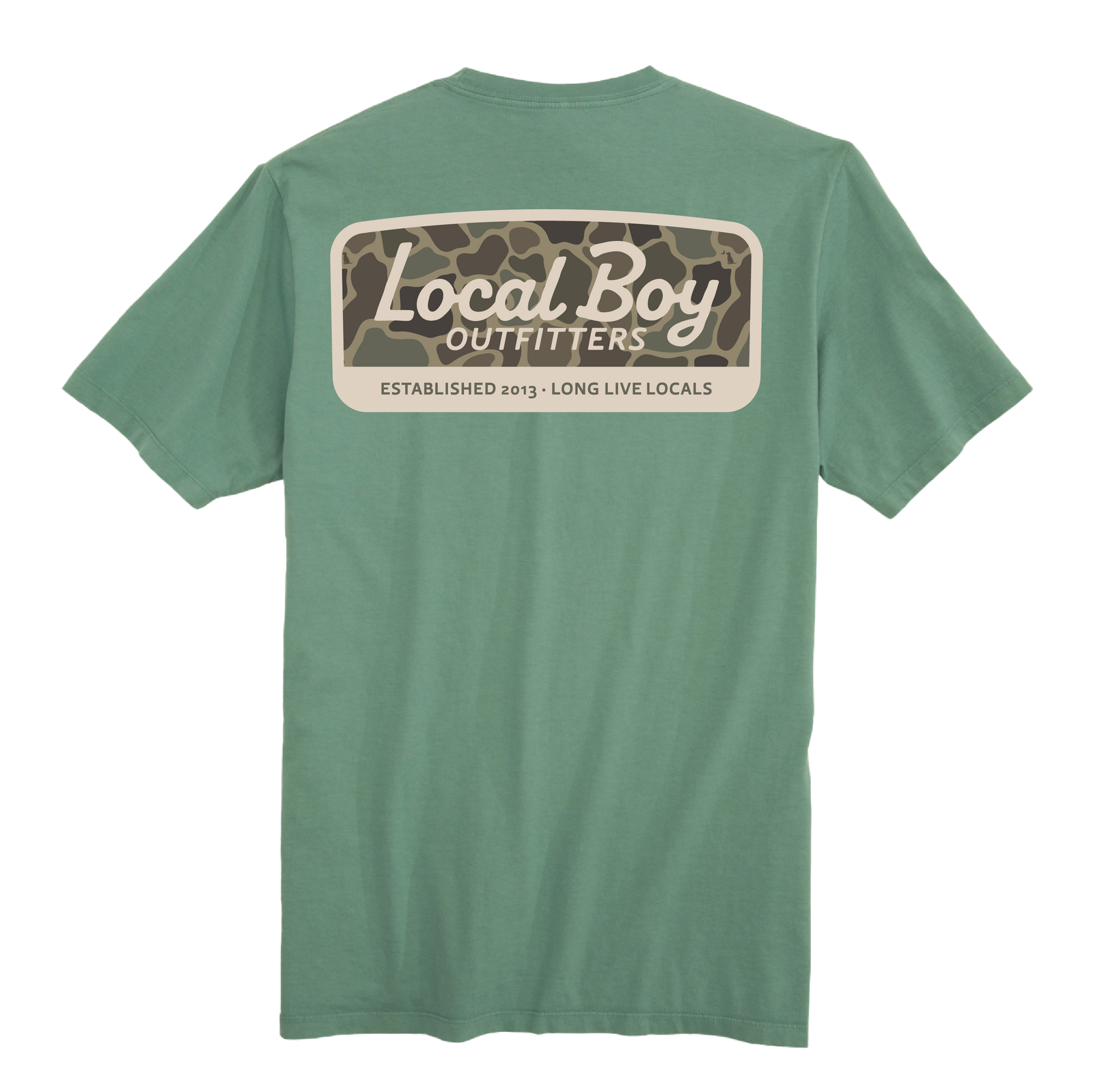 LOCAL BOY OUTFITTERS Kid's Tees LIGHT GREEN / XS Local Boy Youth Brush Camo Mark T-Shirt L0000208LTG