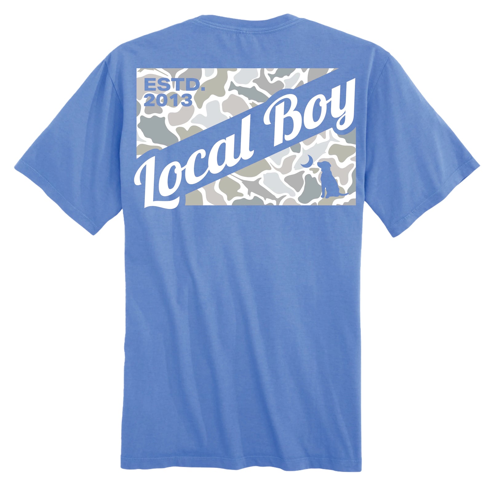 LOCAL BOY OUTFITTERS Kid's Tees Local Boy Youth Camo Flag Saltwater T-Shirt