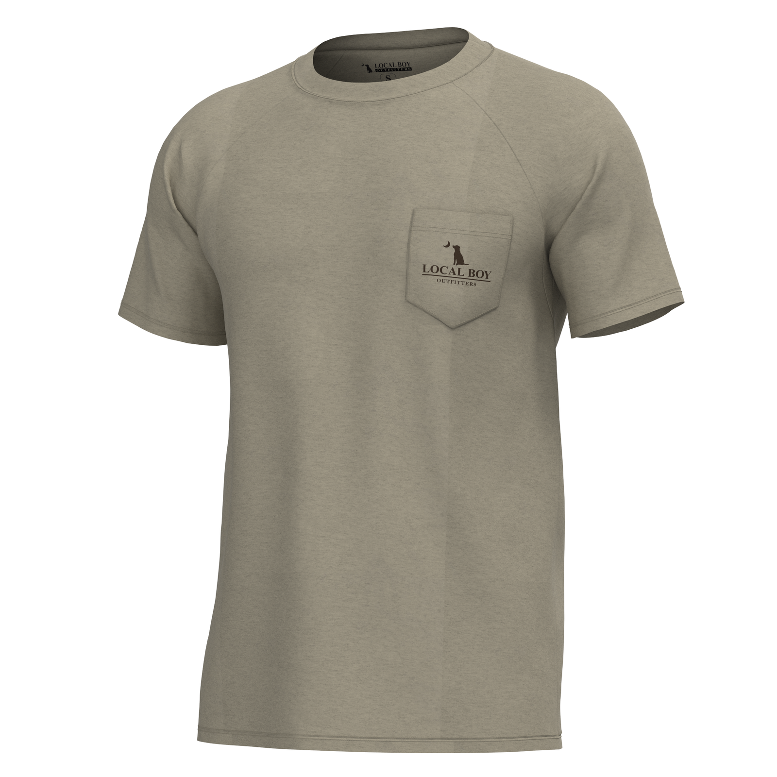 LOCAL BOY OUTFITTERS Kid's Tees SAND / XS Local Boy Youth Vintage Sphere Short Sleeve Heather Performance Shirt L0400012SND
