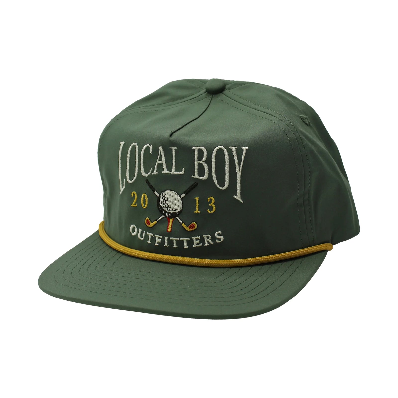 LOCAL BOY OUTFITTERS Men's Hats OLIVE Local Boy Men's Golf Society Low Profile Rope Hat L3000456OLV