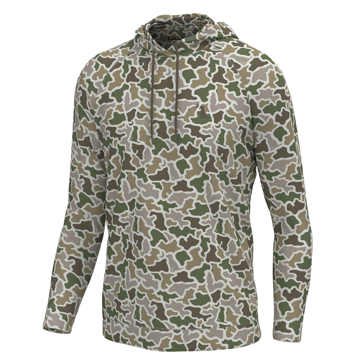 LOCAL BOY OUTFITTERS Men's Hoodies DC DOG AND MOON CAMO / S Local Boy Men's Hemlock Hoodie L1300035DGMC