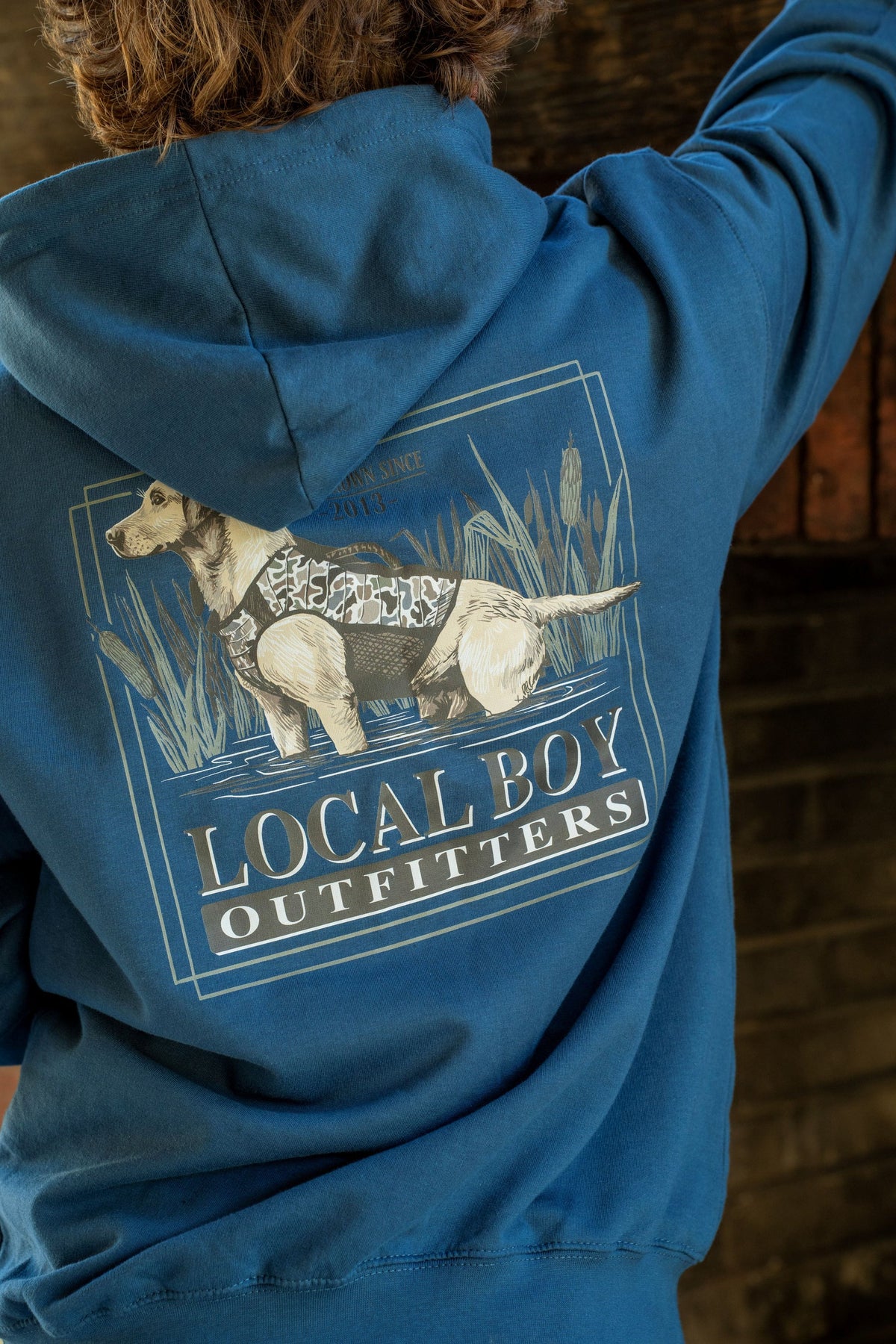 LOCAL BOY OUTFITTERS Men's Hoodies Local Boy Men's Brushwood Hoodie Marsh Hunt