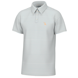 LOCAL BOY OUTFITTERS Men's Polo BLUE/ORG / S Local Boy Men's Surfside Polo || David's Clothing L1200022BOW