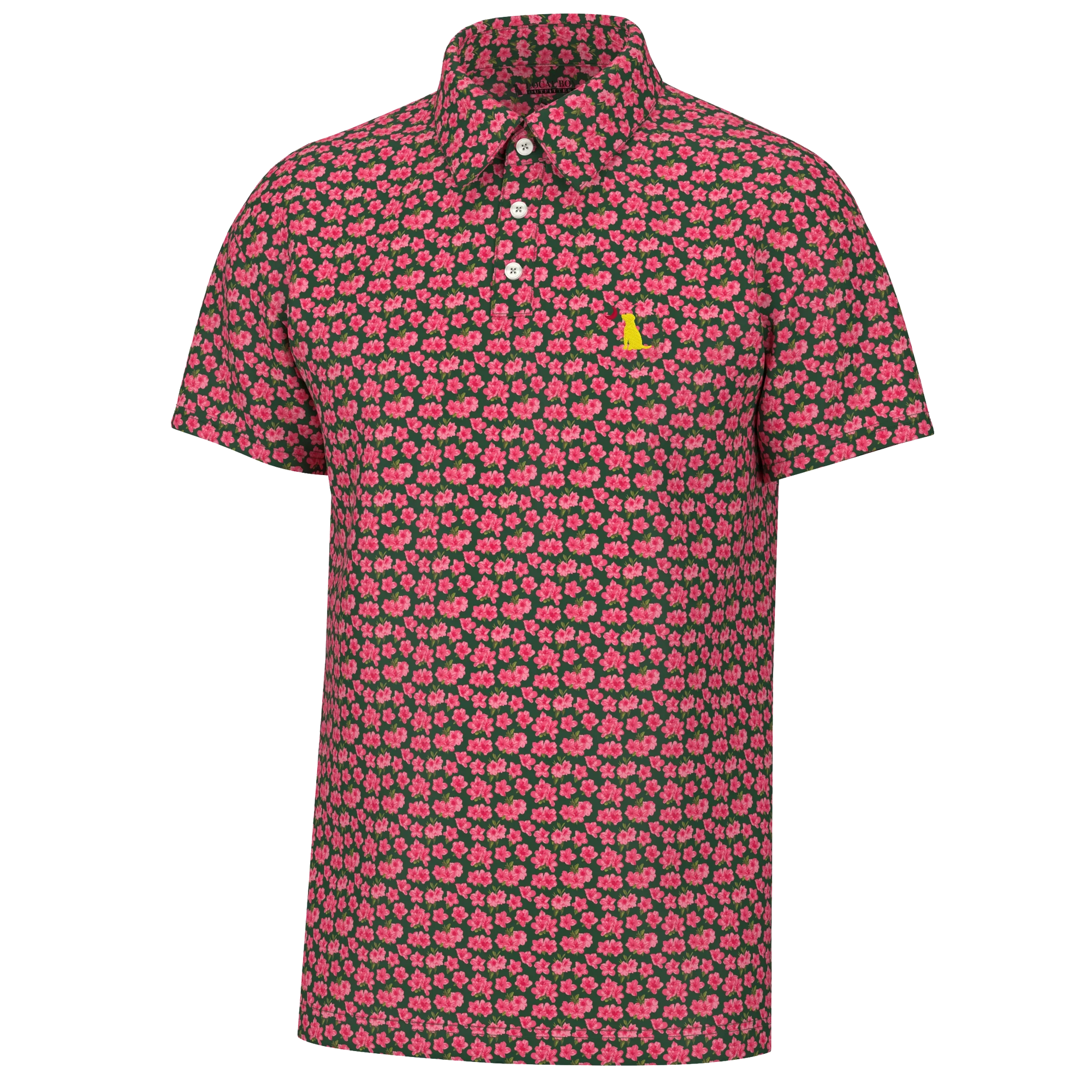 LOCAL BOY OUTFITTERS Men's Polo GREEN AZALEA / S Local Boy Men's Dirty Myrtle Polo L1200037GAZ