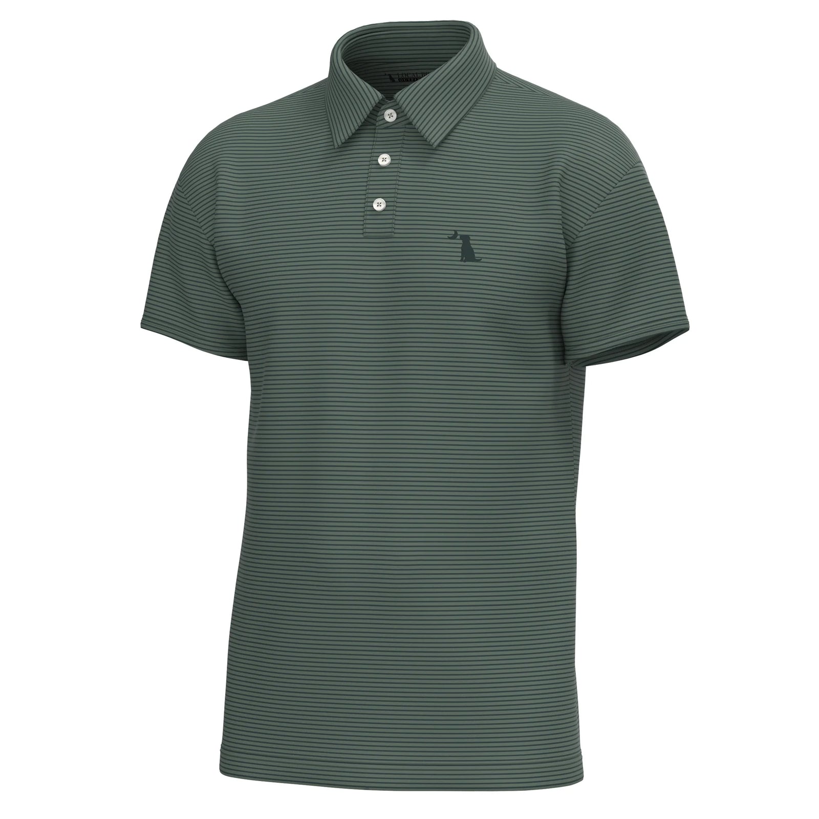 LOCAL BOY OUTFITTERS Men's Polo CHARCOAL BLUE/MIDNIGHT / S Local Boy Men's Driftwood Polo L1200050CBM