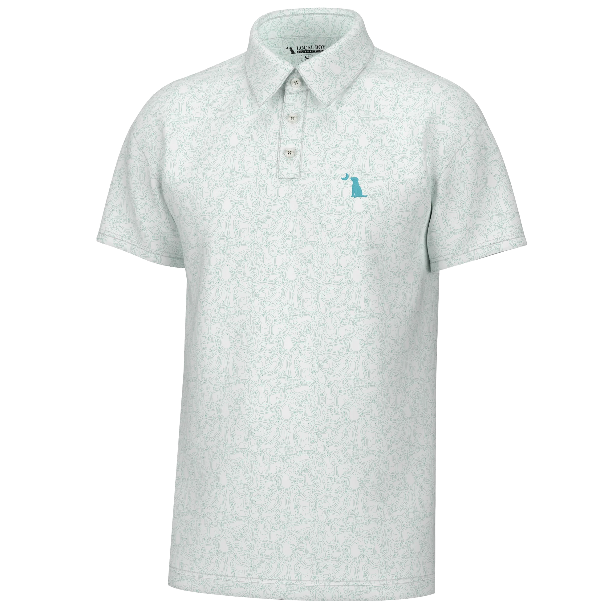 LOCAL BOY OUTFITTERS Men's Polo Local Boy Men's Dirty Myrtle Polo || David's Clothing