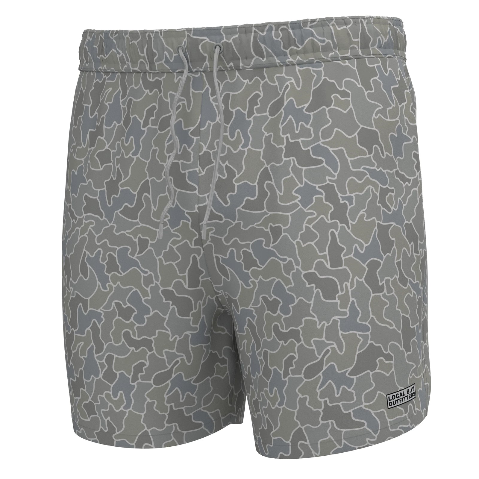 LOCAL BOY OUTFITTERS Men's Shorts GRAY COBBLESTONE / S Local Boy Men's Bayview Swim Trunk L1600021CBSG