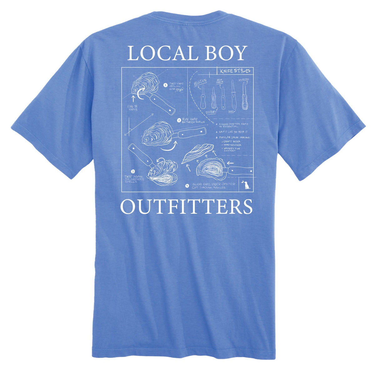 LOCAL BOY OUTFITTERS Men's Tees Local Boy Men's Blueprint T-Shirt