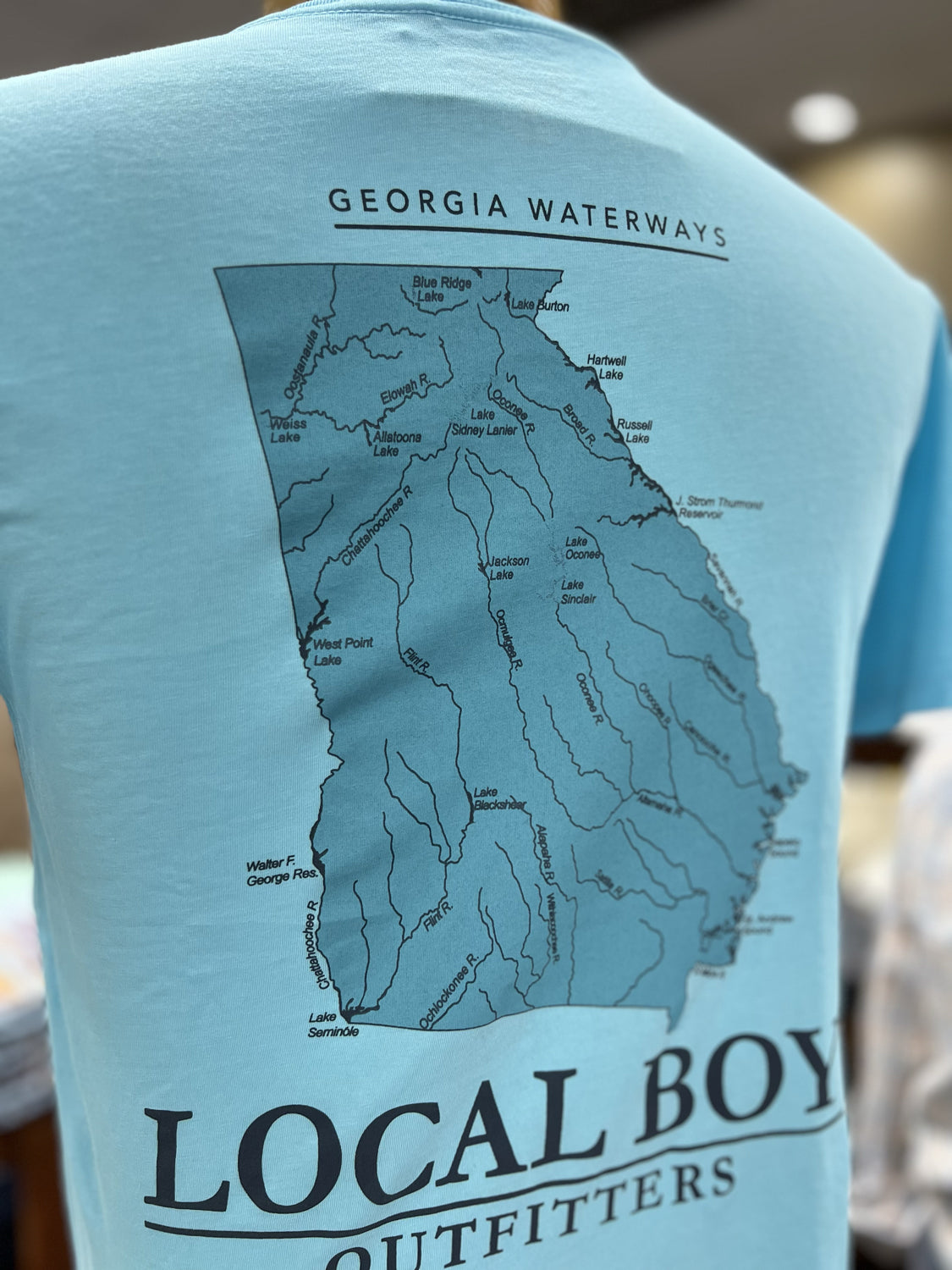 LOCAL BOY OUTFITTERS Men's Tees Local Boy Men's Waterways Tee || David's Clothing