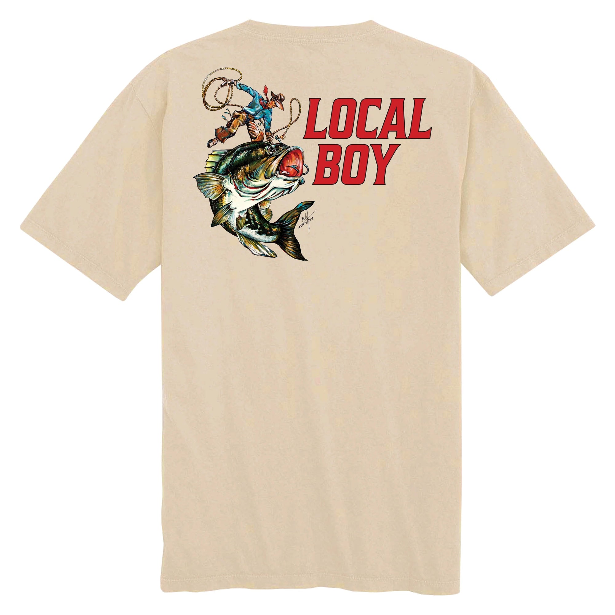 LOCAL BOY OUTFITTERS Men's Tees Local Boy SHS Bass T-Shirt || David's Clothing