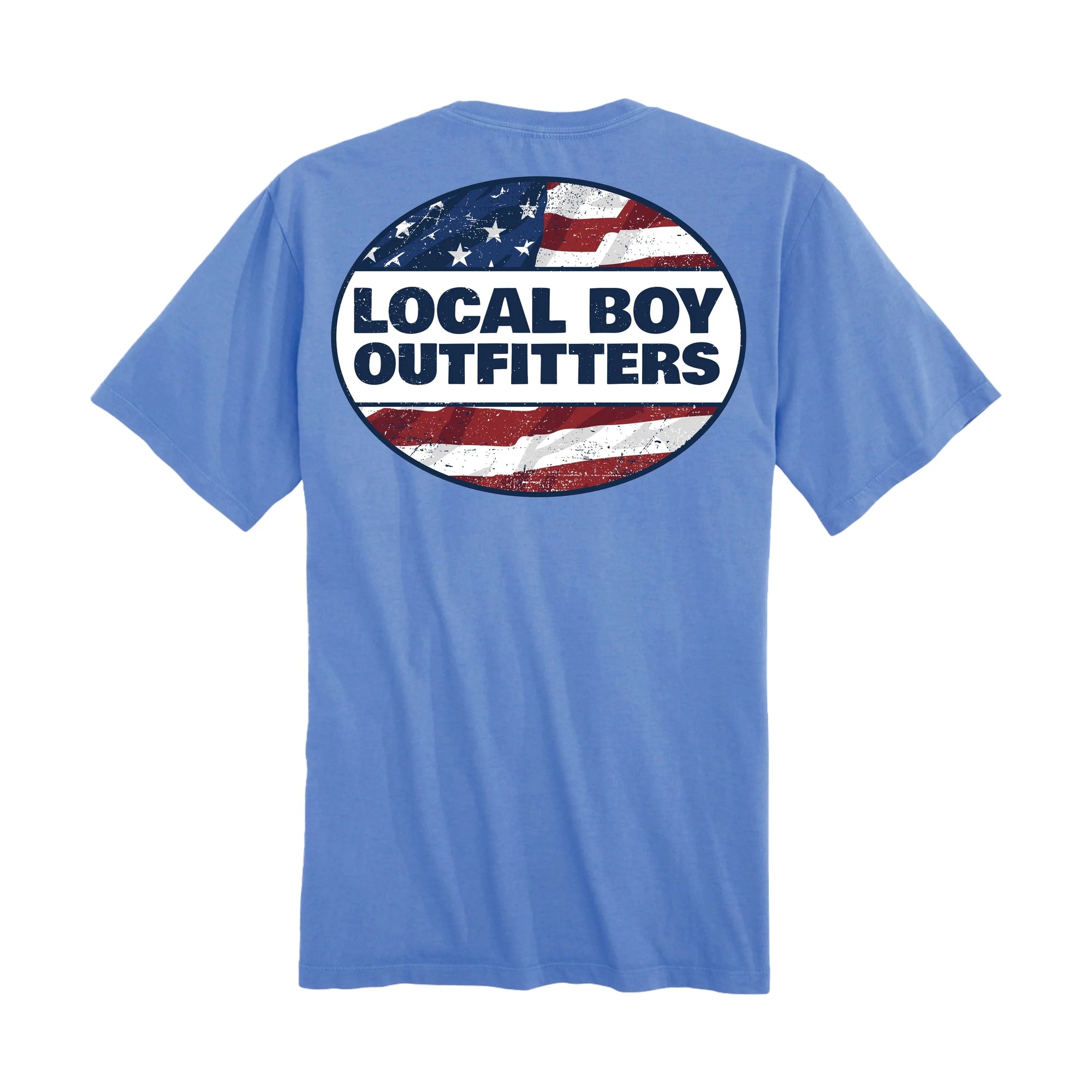 LOCAL BOY OUTFITTERS Men's Tees Local Boy Youth Distressed USA T-Shirt || David's Clothing