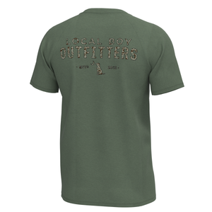 LOCAL BOY OUTFITTERS Men's Tees THYME / S Local Boy Men's Old Signature Short Sleeve Heather Performance Shirt L1410012THY