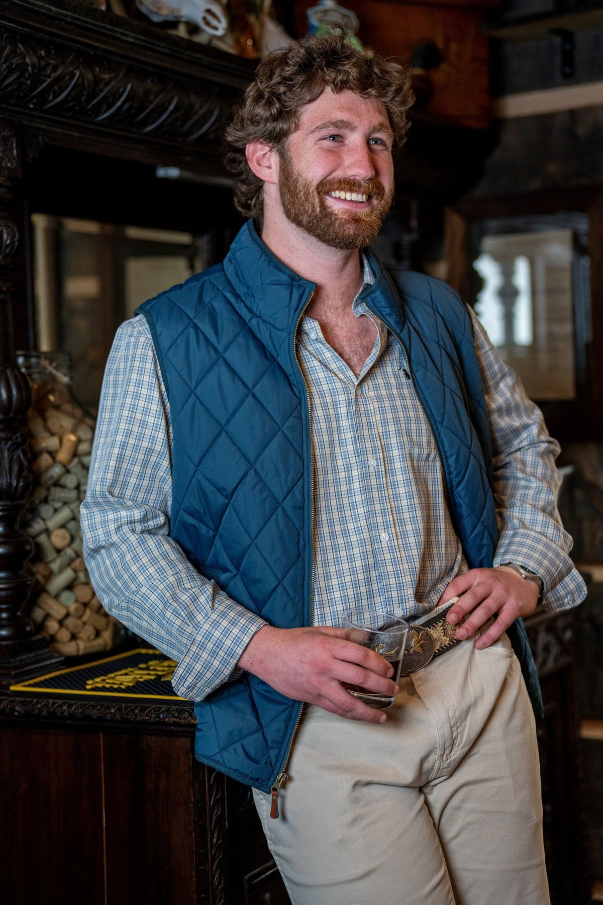 LOCAL BOY OUTFITTERS Men's Vests Local Boy Men's Diamond Quilted Vest