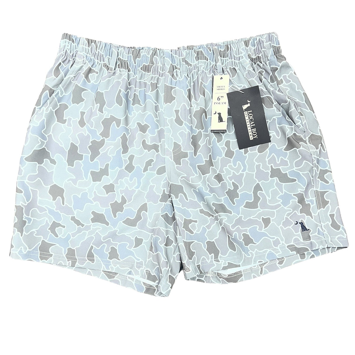 LOCAL BOY OUTFITTERS Mens Shorts GRAY COBBLESTONE / S Local Boy Men's Volley Short || David's Clothing L1600002CBSG