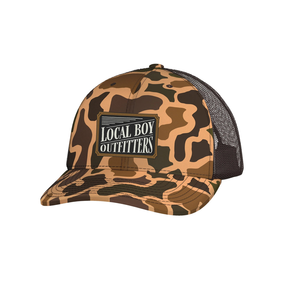 LOCAL BOY OUTFITTERS Youth Hats OLD SCHOOL CAMO / OS Local Boy Youth Outlaw Trucker Hat L0500022OSC