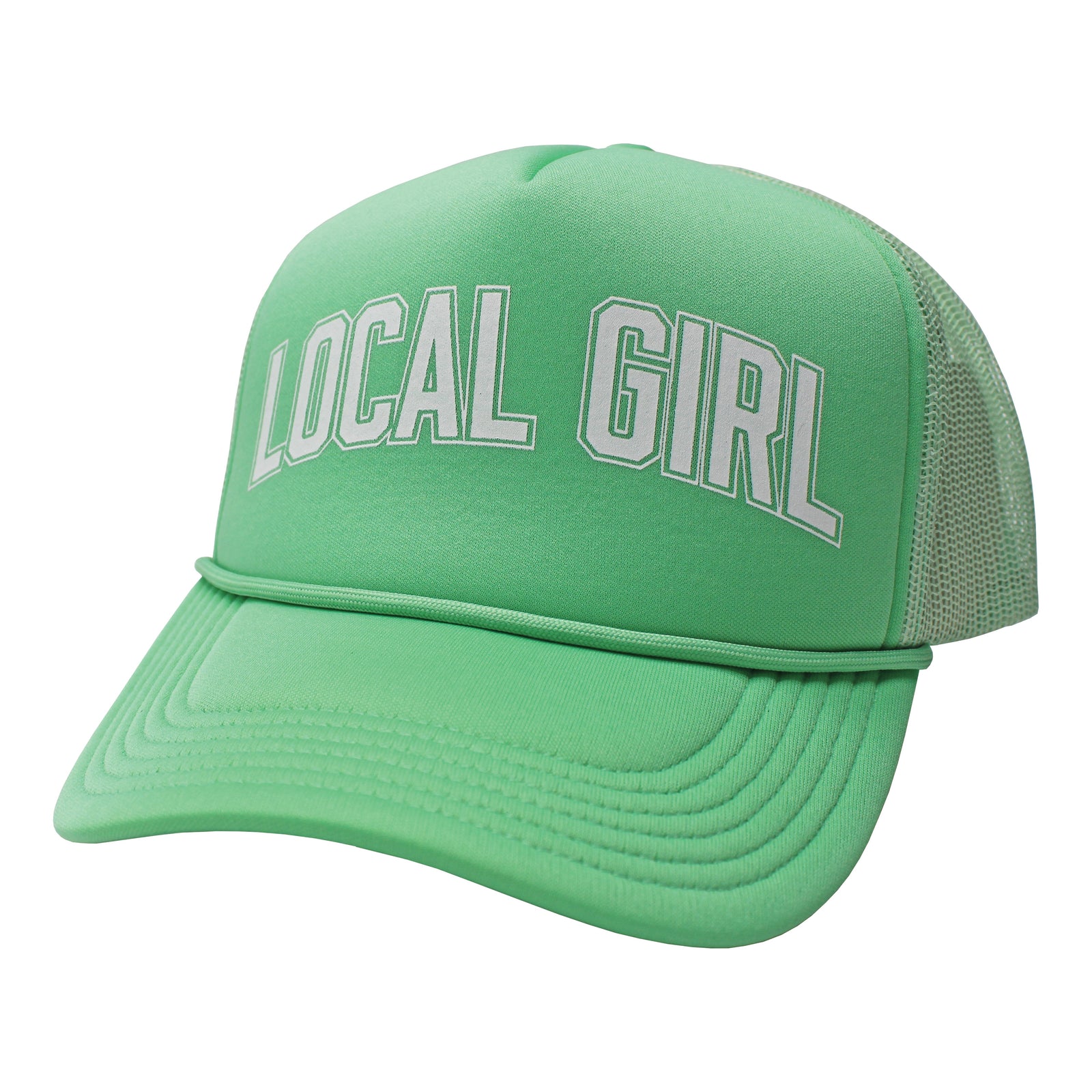 LOCAL GIRL Women's Hat OLIVE / - Local Girl Beachwood Foam Trucker Hat L5300037O